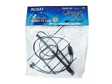 антенна комнатная  rusat-10 usb с усилителем. для телевизора. активная.  для дома. для дачи  фото