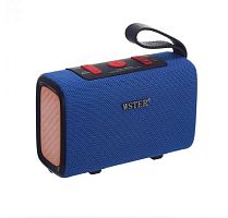 колонка портативная wster ws-1835 беспроводная колонка bluetooth с поддержкой usb, tf-карты,fm-радио  фото