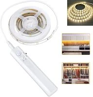 лента светодиодная огонек og-ldl05 теплый свет 3м (датчик движения)  фото