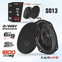 автомобильная акустика carlive ts-a6975 6x9"(pioneeir ok) колонки овальные (2 коаксиальных динамика)  фото