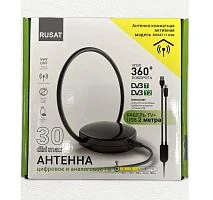антенна комнатная  rusat-11 usb с усилителем. для телевизора. активная.  для дома. для дачи  фото